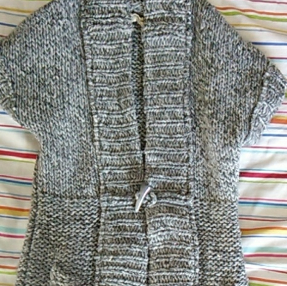 Grey coat-vest-thing